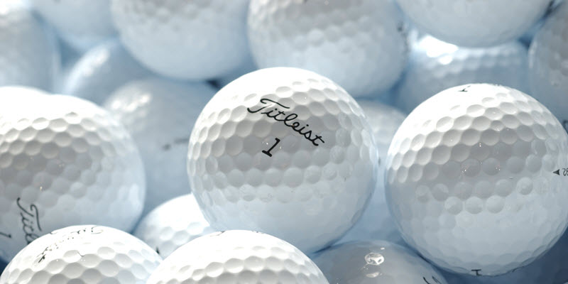 Titleist Yellow Golf Balls